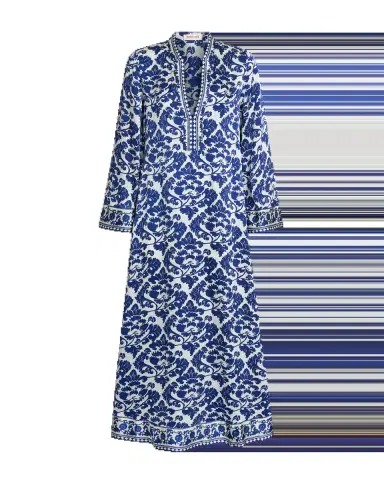 Emporio Sirenuse Jenna Caftan in Lotus Flower Print | Thumbnail 5 Emporio Sirenuse Jenna Caftan in Lotus Flower Print | Thumbnail 5