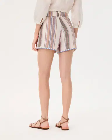 Emporio Sirenuse Shorts in Ping Pong Stripes | Thumbnail 4 Emporio Sirenuse Shorts in Ping Pong Stripes | Thumbnail 4