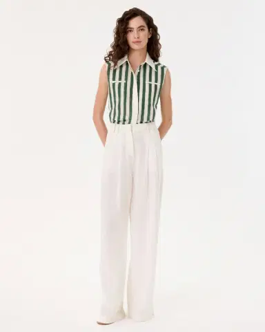 Emporio Sirenuse Ylenia Top in Ikat Stripes | Thumbnail 3 Emporio Sirenuse Ylenia Top in Ikat Stripes | Thumbnail 3