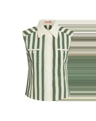 Emporio Sirenuse Ylenia Top in Ikat Stripes | Thumbnail 5 Emporio Sirenuse Ylenia Top in Ikat Stripes | Thumbnail 5