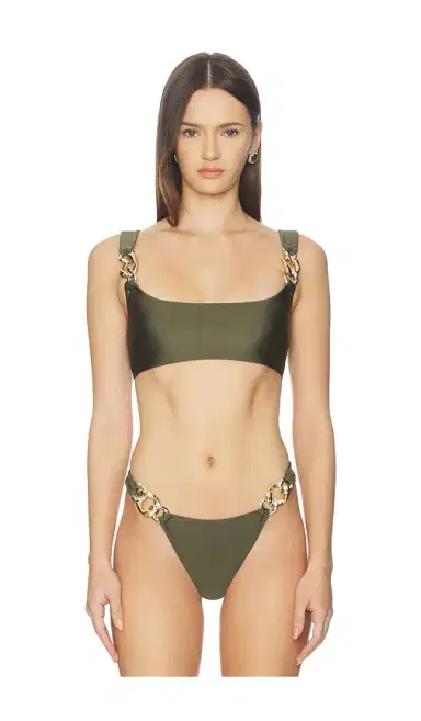 Simkhai Wilda Scoop Neck Tank Bikini Top | Thumbnail 1 Simkhai Wilda Scoop Neck Tank Bikini Top | Thumbnail 1