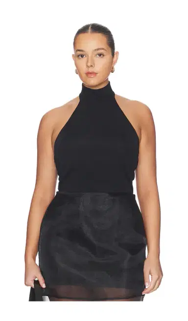 L'Academie Claudette Halter Knit Top | Thumbnail 2 L'Academie Claudette Halter Knit Top | Thumbnail 2