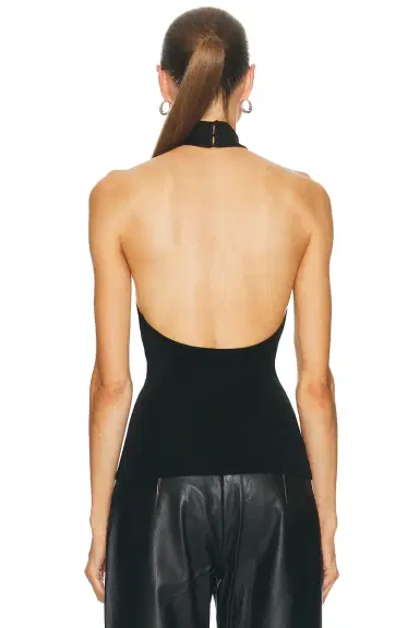 L'Academie Claudette Halter Knit Top | Thumbnail 5 L'Academie Claudette Halter Knit Top | Thumbnail 5