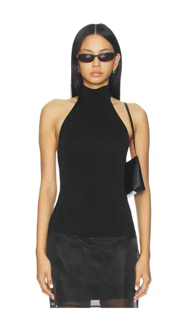 L'Academie Claudette Halter Knit Top | Thumbnail 1 L'Academie Claudette Halter Knit Top | Thumbnail 1