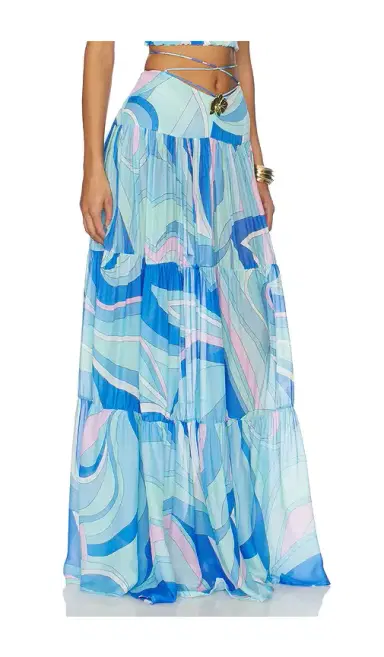 Cin Cin Song Orchid Maxi Skirt | Thumbnail 2 Cin Cin Song Orchid Maxi Skirt | Thumbnail 2