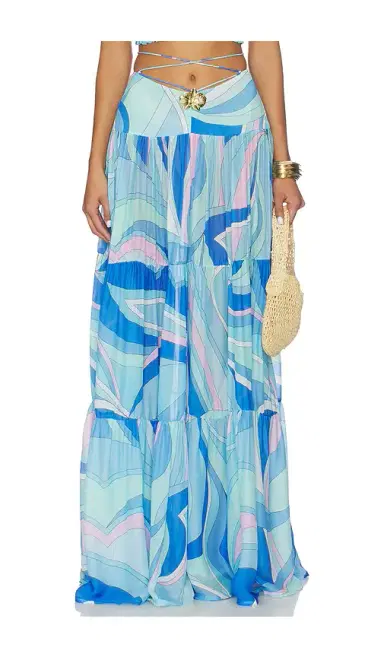 Cin Cin Song Orchid Maxi Skirt | Thumbnail 1 Cin Cin Song Orchid Maxi Skirt | Thumbnail 1