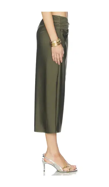 SIMKHAI Kora Wrap Midi Skirt | Thumbnail 2 SIMKHAI Kora Wrap Midi Skirt | Thumbnail 2