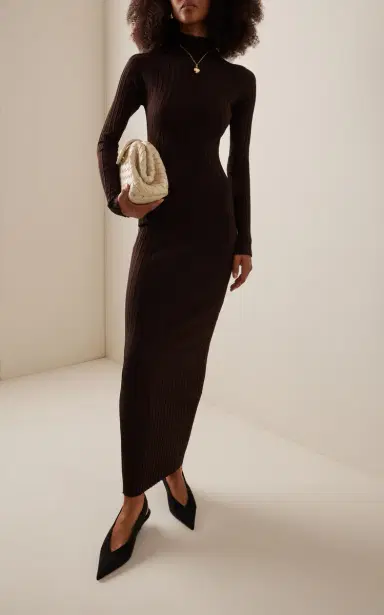 HIGH SPORT Alice Ribbed-Knit Maxi Dress | Thumbnail 2 HIGH SPORT Alice Ribbed-Knit Maxi Dress | Thumbnail 2