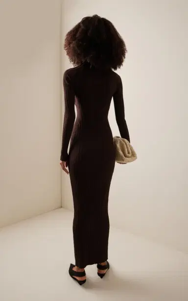 HIGH SPORT Alice Ribbed-Knit Maxi Dress | Thumbnail 4 HIGH SPORT Alice Ribbed-Knit Maxi Dress | Thumbnail 4