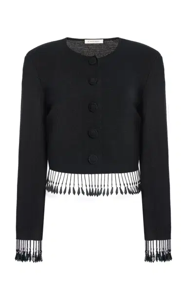 By Malene Birger Shelly Beaded Knit Jacket | Thumbnail 1 By Malene Birger Shelly Beaded Knit Jacket | Thumbnail 1