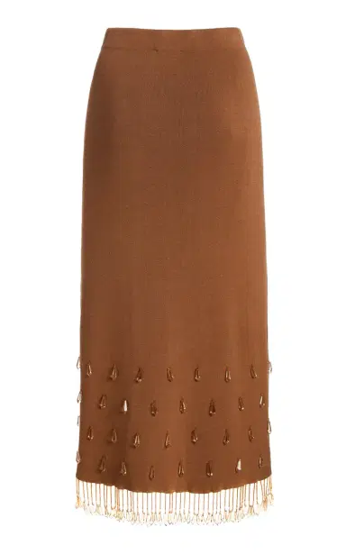 By Malene Birger Estilla Bead-Embellished Midi Skirt | Thumbnail 6 By Malene Birger Estilla Bead-Embellished Midi Skirt | Thumbnail 6