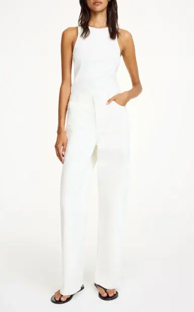 By Malene Birger Vinola Mid-Rise Wide-Leg Jeans | Thumbnail 2 By Malene Birger Vinola Mid-Rise Wide-Leg Jeans | Thumbnail 2