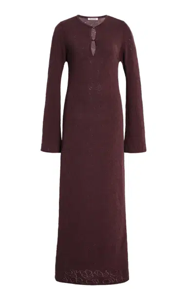 By Malene Birger Beatriz Long-Sleeve Cotton-Blend Knit Maxi Dress | Thumbnail 11 By Malene Birger Beatriz Long-Sleeve Cotton-Blend Knit Maxi Dress | Thumbnail 11