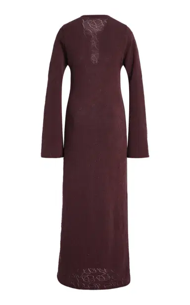 By Malene Birger Beatriz Long-Sleeve Cotton-Blend Knit Maxi Dress | Thumbnail 5 By Malene Birger Beatriz Long-Sleeve Cotton-Blend Knit Maxi Dress | Thumbnail 5