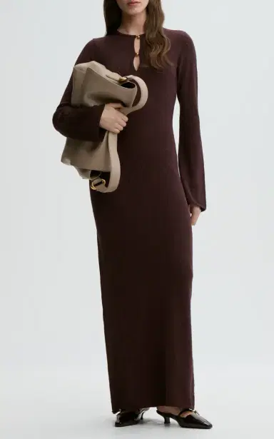 By Malene Birger Beatriz Long-Sleeve Cotton-Blend Knit Maxi Dress | Thumbnail 6 By Malene Birger Beatriz Long-Sleeve Cotton-Blend Knit Maxi Dress | Thumbnail 6