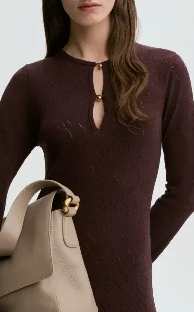 By Malene Birger Beatriz Long-Sleeve Cotton-Blend Knit Maxi Dress | Thumbnail 8 By Malene Birger Beatriz Long-Sleeve Cotton-Blend Knit Maxi Dress | Thumbnail 8