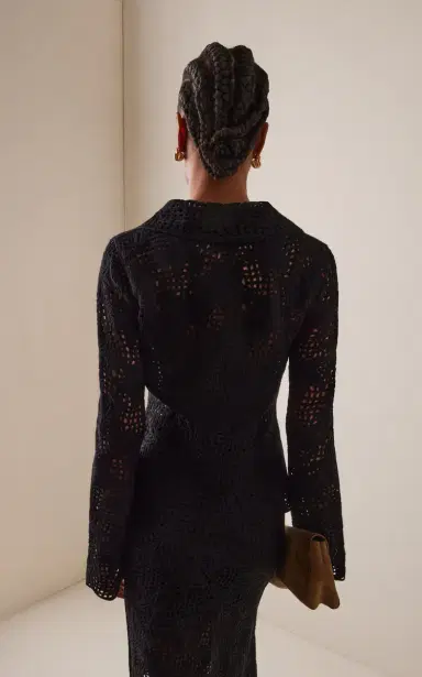 By Malene Birger Gwenevere Cotton Crochet Top | Thumbnail 4 By Malene Birger Gwenevere Cotton Crochet Top | Thumbnail 4