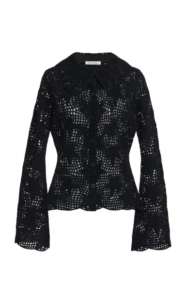 By Malene Birger Gwenevere Cotton Crochet Top | Thumbnail 7 By Malene Birger Gwenevere Cotton Crochet Top | Thumbnail 7