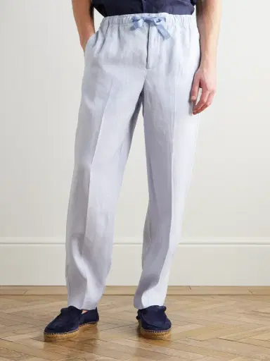 Orlebar Brown Alex Tapered Linen Drawstring Trousers - Men | Thumbnail 3 Orlebar Brown Alex Tapered Linen Drawstring Trousers - Men | Thumbnail 3