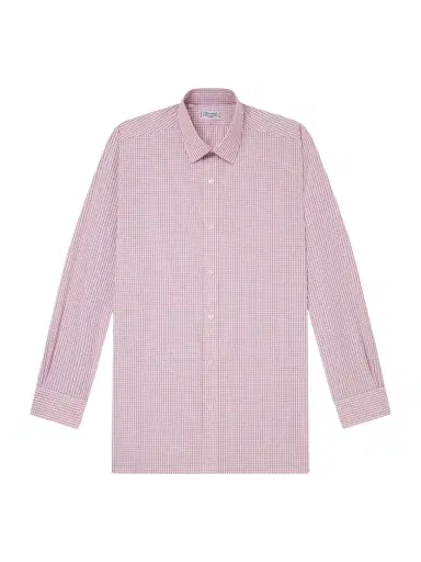 Charvet Checked Cotton-Poplin Shirt - Men | Thumbnail 1 Charvet Checked Cotton-Poplin Shirt - Men | Thumbnail 1