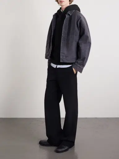 Jacquemus Logo-Appliquéd Cotton-Jersey Hoodie - Men | Thumbnail 2 Jacquemus Logo-Appliquéd Cotton-Jersey Hoodie - Men | Thumbnail 2