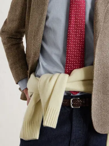 Charvet Checked Cotton-Poplin Shirt - Men | Thumbnail 5 Charvet Checked Cotton-Poplin Shirt - Men | Thumbnail 5