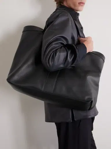 Saint Laurent Marais Leather Tote Bag - Men | Thumbnail 3 Saint Laurent Marais Leather Tote Bag - Men | Thumbnail 3