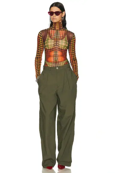 Jean Paul Gaultier High Neck Long Sleeve Top | Thumbnail 5 Jean Paul Gaultier High Neck Long Sleeve Top | Thumbnail 5