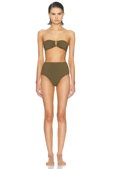 NILI LOTAN High Waisted Bikini Bottom | Thumbnail 4 NILI LOTAN High Waisted Bikini Bottom | Thumbnail 4
