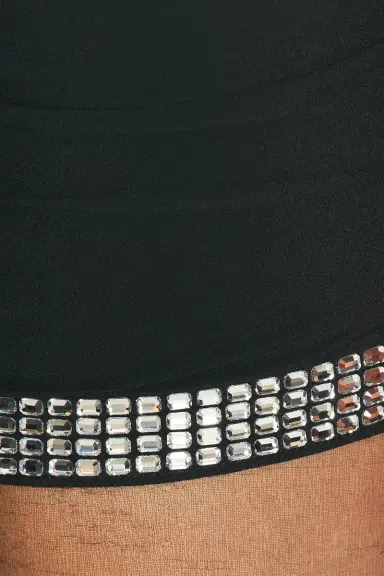 The Attico V Neck Mini Dress | Thumbnail 5 The Attico V Neck Mini Dress | Thumbnail 5
