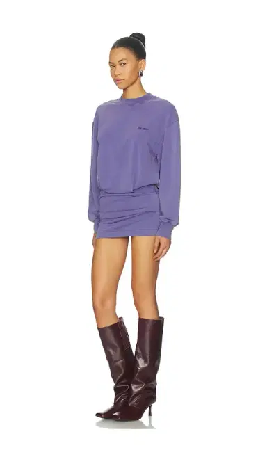 The Attico Sweatshirt Mini Dress | Thumbnail 2 The Attico Sweatshirt Mini Dress | Thumbnail 2