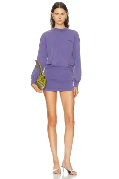 The Attico Sweatshirt Mini Dress | Thumbnail 3 The Attico Sweatshirt Mini Dress | Thumbnail 3