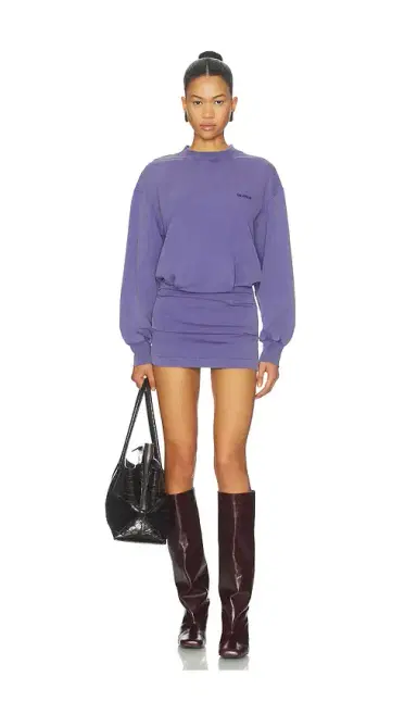 The Attico Sweatshirt Mini Dress | Thumbnail 1 The Attico Sweatshirt Mini Dress | Thumbnail 1