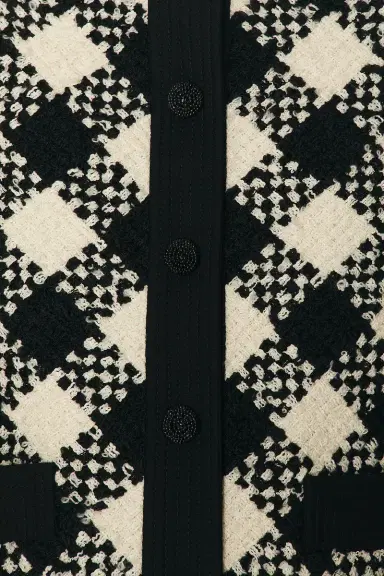 Valentino Damier Tweed Jacket | Thumbnail 6 Valentino Damier Tweed Jacket | Thumbnail 6