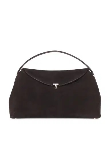 Toteme T-Lock Suede Top Handle Bag | Thumbnail 3 Toteme T-Lock Suede Top Handle Bag | Thumbnail 3