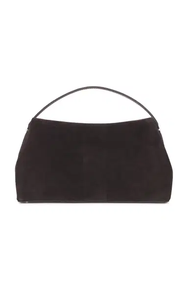 Toteme T-Lock Suede Top Handle Bag | Thumbnail 4 Toteme T-Lock Suede Top Handle Bag | Thumbnail 4