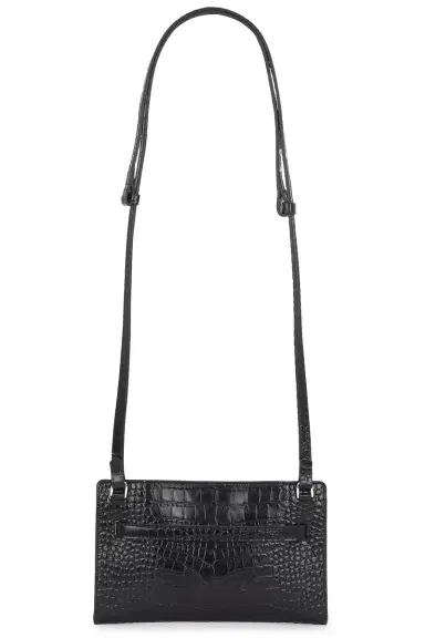 TOTEME Belted Croco Embossed Crossbody Bag | Thumbnail 2 TOTEME Belted Croco Embossed Crossbody Bag | Thumbnail 2