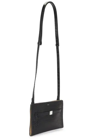 TOTEME Belted Croco Embossed Crossbody Bag | Thumbnail 3 TOTEME Belted Croco Embossed Crossbody Bag | Thumbnail 3