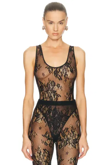 Wardrobe.NYC Evening Lace Tank Bodysuit | Thumbnail 1 Wardrobe.NYC Evening Lace Tank Bodysuit | Thumbnail 1