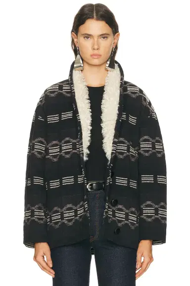 ISABEL MARANT ÉTOILE Qayla Jacket | Thumbnail 2 ISABEL MARANT ÉTOILE Qayla Jacket | Thumbnail 2