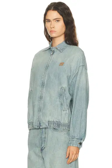 Miu Miu Chambray Jacket | Thumbnail 2 Miu Miu Chambray Jacket | Thumbnail 2