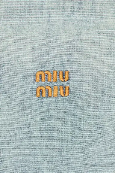 Miu Miu Chambray Jacket | Thumbnail 5 Miu Miu Chambray Jacket | Thumbnail 5