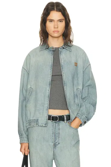 Miu Miu Chambray Jacket | Thumbnail 1 Miu Miu Chambray Jacket | Thumbnail 1