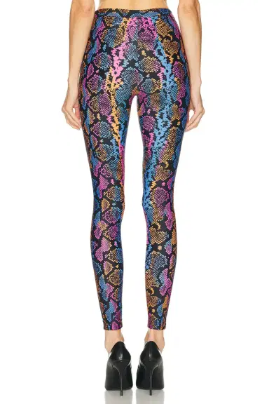 Versace Python Print Legging | Thumbnail 4 Versace Python Print Legging | Thumbnail 4