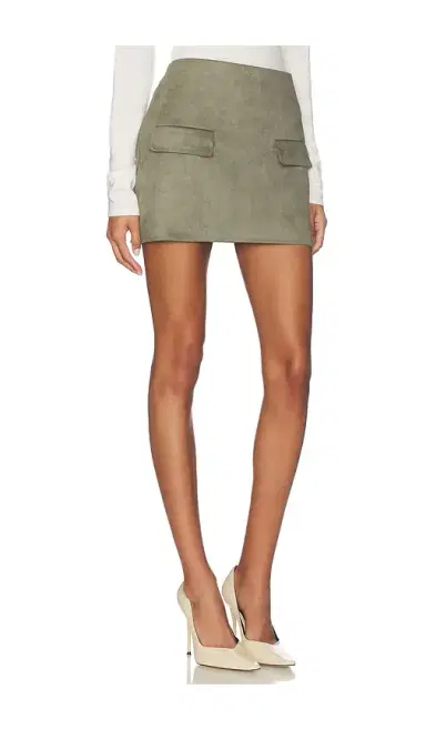 SNDYS Amelia Faux Suede Mini Skirt | Thumbnail 2 SNDYS Amelia Faux Suede Mini Skirt | Thumbnail 2