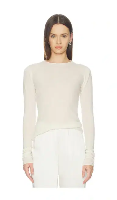 Skims Sheer Cashmere Long Sleeve Top | Thumbnail 1 Skims Sheer Cashmere Long Sleeve Top | Thumbnail 1