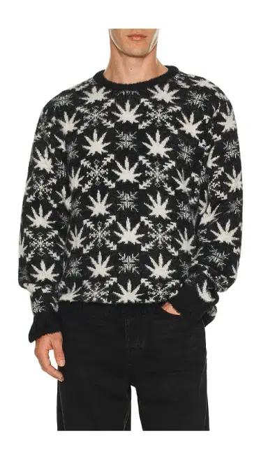 HUF Arctic Plantlife Crewneck Sweater | Thumbnail 1 HUF Arctic Plantlife Crewneck Sweater | Thumbnail 1