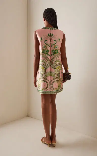 ALÉMAIS Exclusive Marion Printed Twill Mini Dress | Thumbnail 5 ALÉMAIS Exclusive Marion Printed Twill Mini Dress | Thumbnail 5