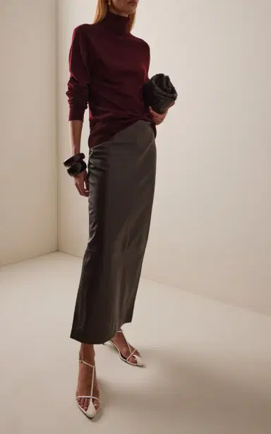 The Frankie Shop Eve Thin Wool Turtleneck Sweater | Thumbnail 2 The Frankie Shop Eve Thin Wool Turtleneck Sweater | Thumbnail 2