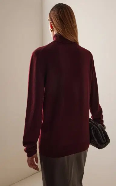 The Frankie Shop Eve Thin Wool Turtleneck Sweater | Thumbnail 4 The Frankie Shop Eve Thin Wool Turtleneck Sweater | Thumbnail 4